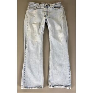 Vintage Levi's 505 Regular Fit Jeans Men's 38x30 (Fit 36x30) Straight Wash Denim